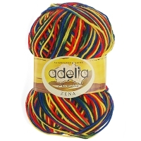 Пряжа для вязания Adelia "Zena", цвет №73, 5 шт х 100 г артикул 2572b.
