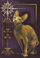 Набор для вышивания "Египетская кошка" артикул 2668b.