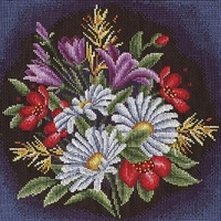 Набор для вышивания "Луговые цветы" артикул 2682b.